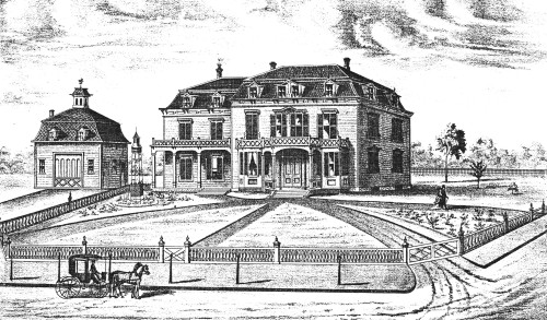 James Inman Residence. /Nthe James Inman Residence In Burrillville, Rhode Island. Drawing, C1878. Poster Print by Granger Collection - Item # VARGRC0027779