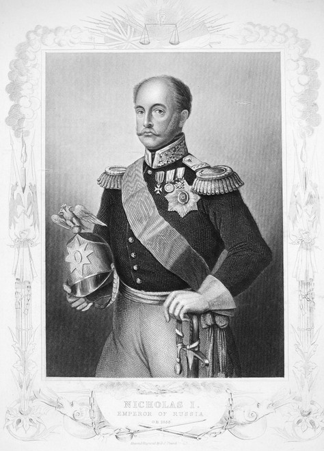 Nicholas I (1796-1855). /Nczar Of Russia, 1825-1855. Line And Stipple Engraving, English, 19Th Century. Poster Print by Granger Collection - Item # VARGRC0056807