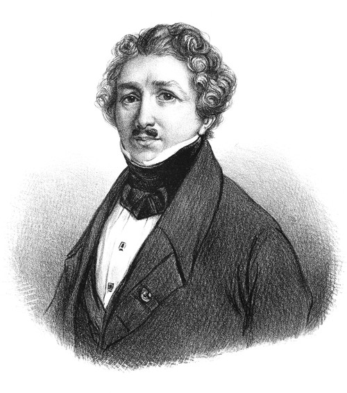 Louis Daguerre (1789-1851). /Nlouis Jacques Mande Daguerre. French Painter And Inventor Of The Daguerreotype. French Lithograph, Mid-19Th Century. Poster Print by Granger Collection - Item # VARGRC0068620