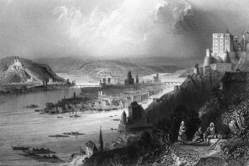 Germany: Passau. /Na View Of Passau At The Confluence Of The Inn And Danube Rivers In Bavaria, Germany. Steel Engraving, English, 1844, After William Henry Bartlett. Poster Print by Granger Collection - Item # VARGRC0165795 Germany: Passau. /Na View Of Passau At The Confluence Of The Inn And Danube Rivers In Bavaria, Germany. Steel Engraving, English, 1844, After William Henry Bartlett. Poster Print by Granger Collection - Item # VARGRC0165795