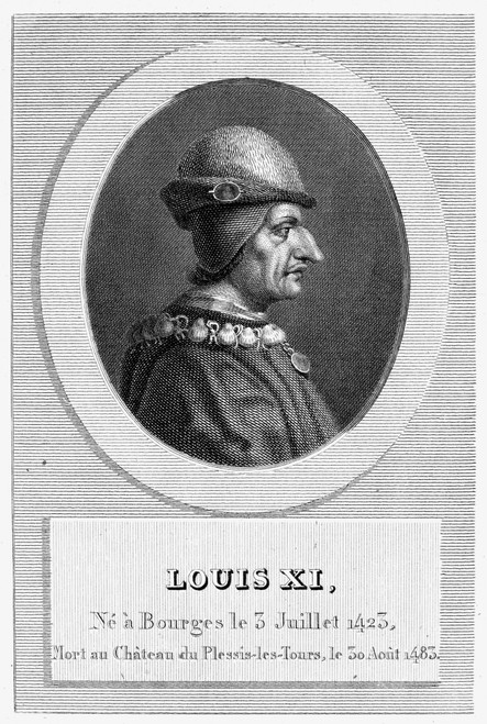 Louis Xi (1423-1483). /Nking Of France, 1461-1483. Line Engraving, French, C1800. Poster Print by Granger Collection - Item # VARGRC0044541