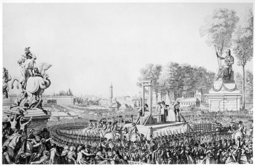 Marie Antoinette (1755-1793). /Nqueen Of France, 1774-1792. The Execution Of Marie Antoinette In Paris, 16 October 1793. Contemporary French Line Engraving. Poster Print by Granger Collection - Item # VARGRC0174901