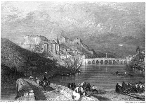 France: Blois. /Na View Of Blois On The Loire River In France, Showing The Royal Ch_teu At Left And The Cathedral At Right. Steel Engraving, English, C1835, After J.M.W. Turner. Poster Print by Granger Collection - Item # VARGRC0165755