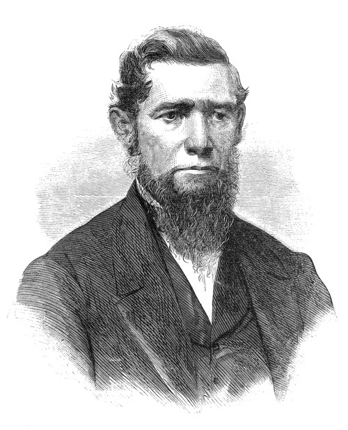 Ezra Cornell (1807-1874). /Namerican Financier And Philanthropist. Wood Engraving, American, 1866. Poster Print by Granger Collection - Item # VARGRC0002488