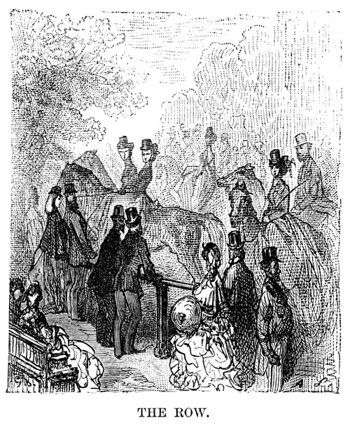 Dor_: London, 1873. /N'The Row.' Wood Engraving After Gustave Dor_, From The Series 'London: A Pilgrimage,' 1873. Poster Print by Granger Collection - Item # VARGRC0354701