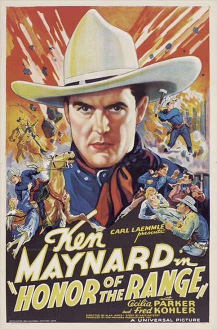 Honor of the Range Movie Poster Print (27 x 40) - Item # MOVGJ0128