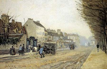 Boulevard Heloise Argenteuil Poster Print by Alfred Sisley - Item # VARPDX374420