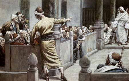 Blind Man Tells His Story To The Jews Poster Print by James Tissot - Item # VARPDX280230