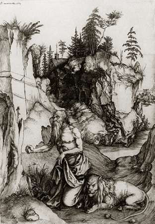 St Jerome In Penitence Poster Print by Albrecht Durer - Item # VARPDX372834