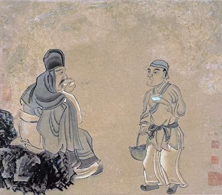 Tasting Tea Poster Print by Chen Hongshou - Item # VARPDX265023