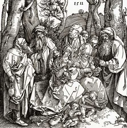 The Holy Family With Saints And Angels Poster Print by Albrecht Durer - Item # VARPDX372865