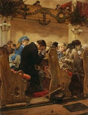Museumistmas Prayers Poster Print by Henry Bacon - Item # VARPDX267656