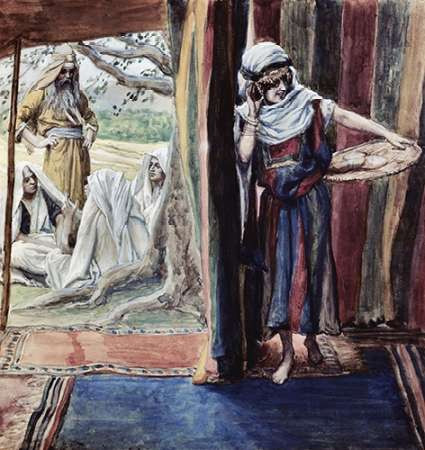 Sarah Hears and Laughs Poster Print by James Tissot - Item # VARPDX280500