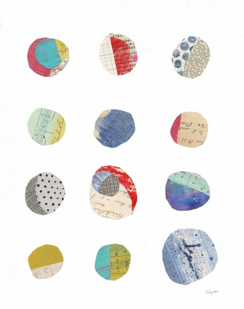 Geometric Collage II on White Poster Print by Courtney Prahl - Item # VARPDX33077