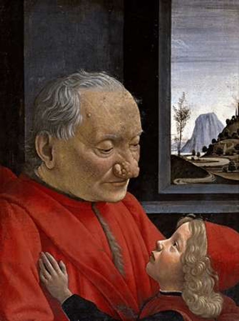 Portrait of An Old Man and His Grandson Poster Print by Domenico Ghirlandaio - Item # VARPDX277686