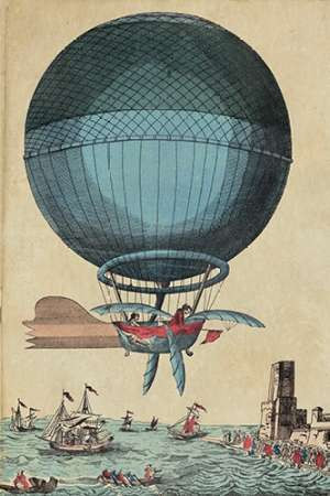 Cross the English Channel in a Balloon Poster Print by Inventions - Item # VARPDX376343