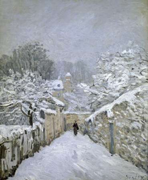 The Snow in Louveciennes Poster Print by Alfred Sisley - Item # VARPDX280078