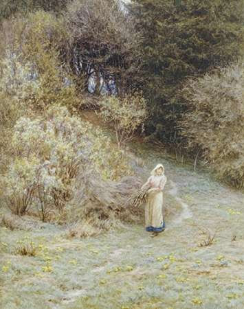 In The Primrose Wood Poster Print by Helen Allingham - Item # VARPDX265844