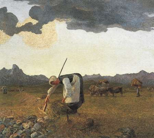 Hay Harvest Poster Print by Giovanni Segantini - Item # VARPDX374388