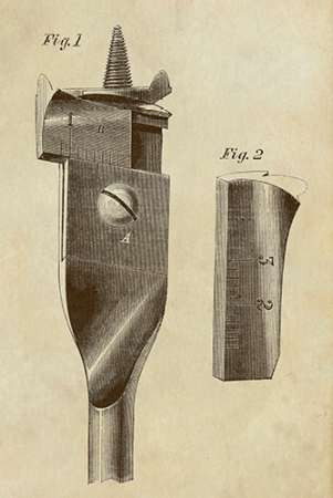 Adjustable Wood Drill Bit Poster Print by Inventions - Item # VARPDX376298