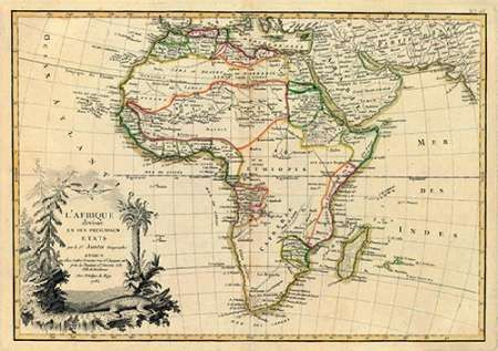 LAfrique, 1782 Poster Print by Jean Janvier - Item # VARPDX295682