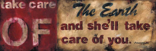 Take Care Of The Earth Poster Print by Wani Pasion - Item # VARPDXPOD5861