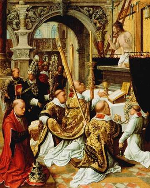The Mass of Saint Gregory the Great Poster Print by Adriaen Ysenbrandt - Item # VARPDX456783