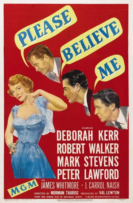 Please Believe Me Movie Poster Print (27 x 40) - Item # MOVEJ7172
