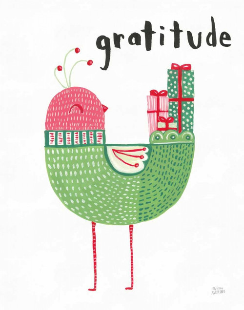 Christmas Tweets IV Poster Print by Melissa Averinos