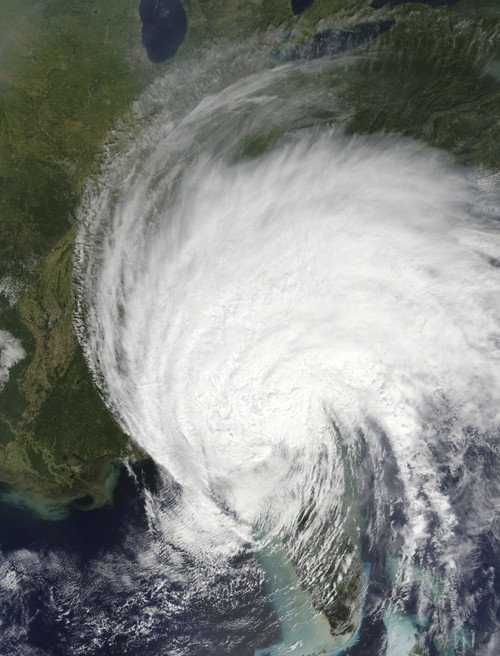 Tropical Storm Irma over southeastern United States Poster Print by Stocktrek Images - Item # VARPSTSTK204793S