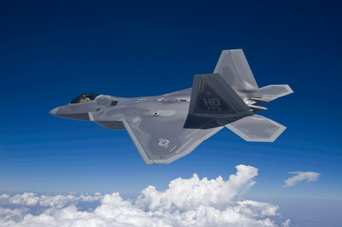 An F-22 Raptor flies around Southern New Mexico Poster Print by HIGH-G Productions/Stocktrek Images - Item # VARPSTHGP100406M