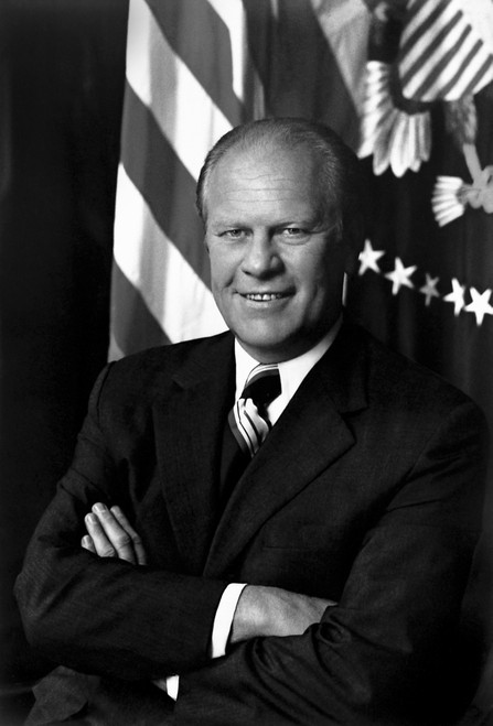 Portrait of President Gerald Ford Photo taken August 1974 Poster Print by John Parrot/Stocktrek Images - Item # VARPSTJPA101290M