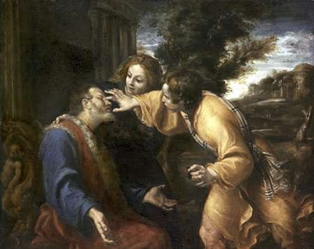 Tobias Heals His Blind Father Poster Print by Annibale Carracci - Item # VARPDX276983