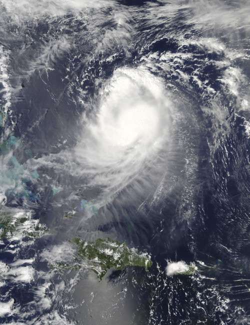 Hurricane Jose in the Atlantic Ocean Poster Print by Stocktrek Images