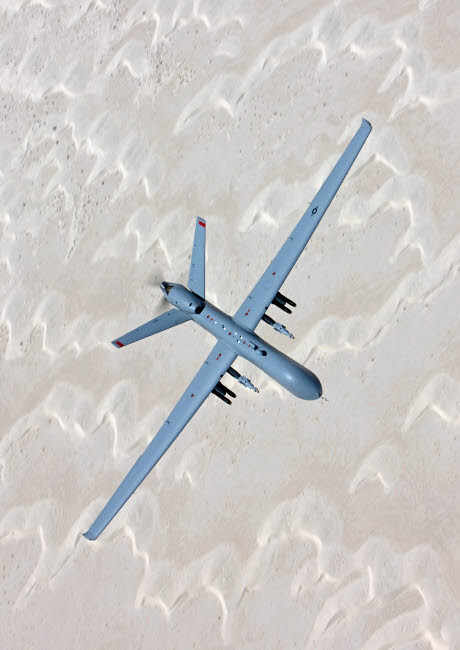 An MQ-9 Reaper flies a training mission over Southern New Mexico Poster Print by HIGH-G Productions/Stocktrek Images - Item # VARPSTHGP100048M