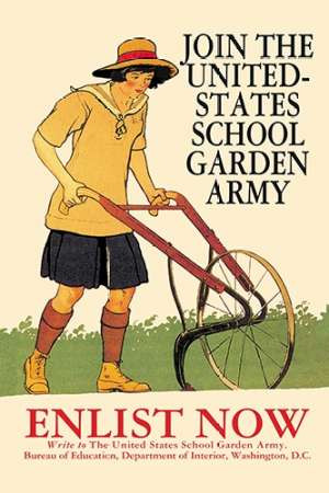 Join the United States School Garden Army Poster Print by Edward Penfield - Item # VARPDX382166
