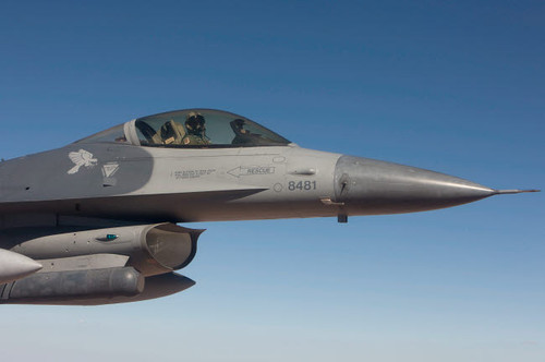 An F-16 Fighting Falcon during a training mission Poster Print by HIGH-G Productions/Stocktrek Images - Item # VARPSTHGP100208M