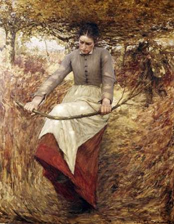 An Autumn Morning Poster Print by Henry Herbert La Thangue - Item # VARPDX265074