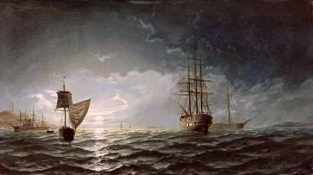 Moonlight Over Constantinople Poster Print by Edward Hoyer - Item # VARPDX268142