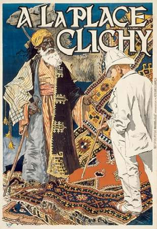 A la Place Clichy Poster Print by Eugene Samuel Grasset - Item # VARPDX460080