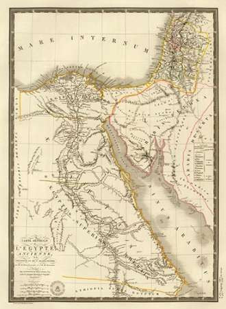 Egypte ancienne, Palestine, Arabie Petree, 1822 Poster Print by Adrien Hubert Brue - Item # VARPDX295478
