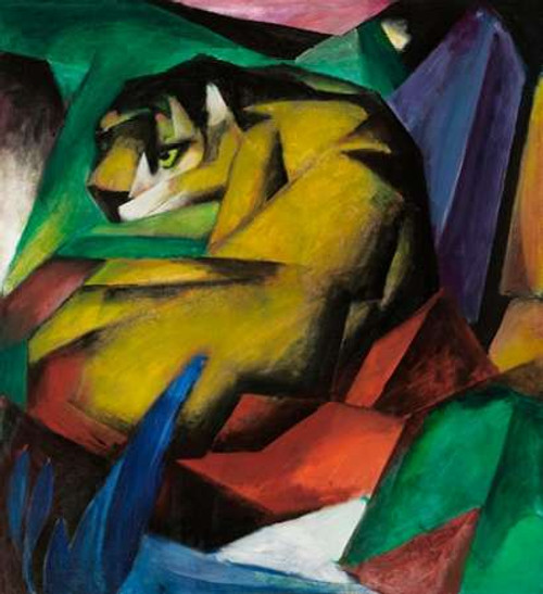 The Tiger, 1912 Poster Print by Franz Marc - Item # VARPDX460017