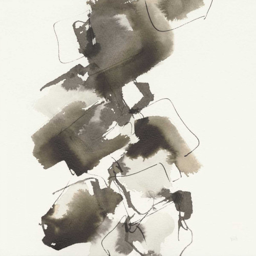 Stacked II Greige Poster Print by Chris Paschke - Item # VARPDX33645