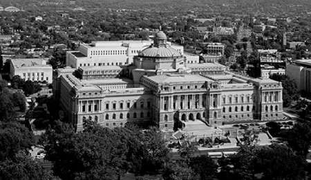 View of the Library of Congress Thomas Jefferson Building from the U.S. Capitol dome, Washington, D. Poster Print by Carol Highsmith - Item # VARPDX463848