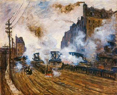 La Tranchee Des Batignolles Poster Print by Claude Monet - Item # VARPDX373800