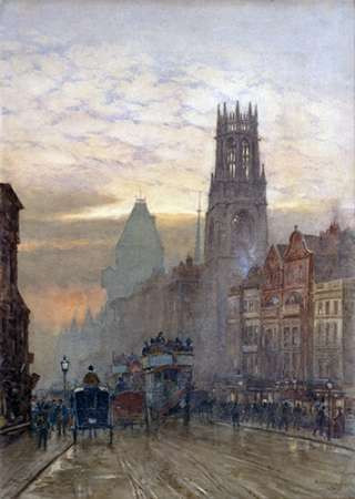 Fleet Street By Temple Bar Poster Print by Herbert Menzies Marshall - Item # VARPDX265161