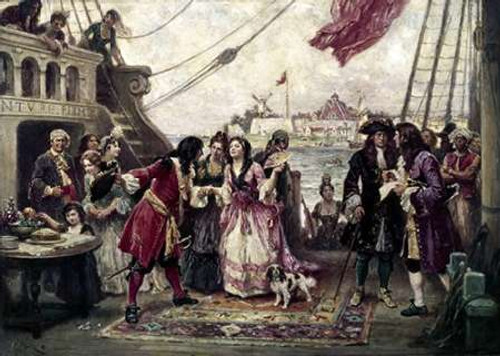 Captain William Kidd In New York Harbor Poster Print by Jean Leon Gerome Ferris - Item # VARPDX277520