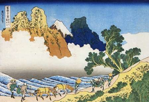 Mount Fuji Seen From The Banks Of Minobu River 1835 Poster Print by Hokusai - Item # VARPDX373155