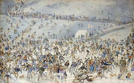 Figures Ice Skating Poster Print by Charles Altamount Doyle - Item # VARPDX266237