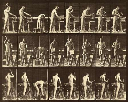 Motion Study: Woodwork Poster Print by Eadweard Muybridge - Item # VARPDX474184